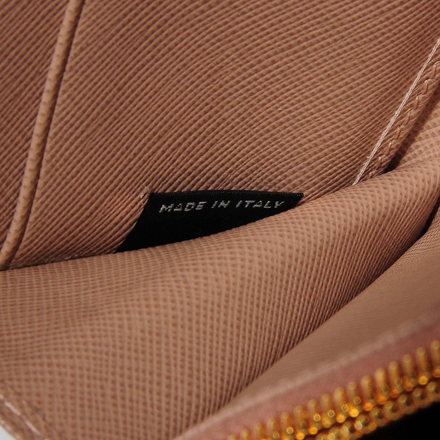 Prada Saffiano Fiocco Bow Zip Around Wallet Cammeo 9 of 9