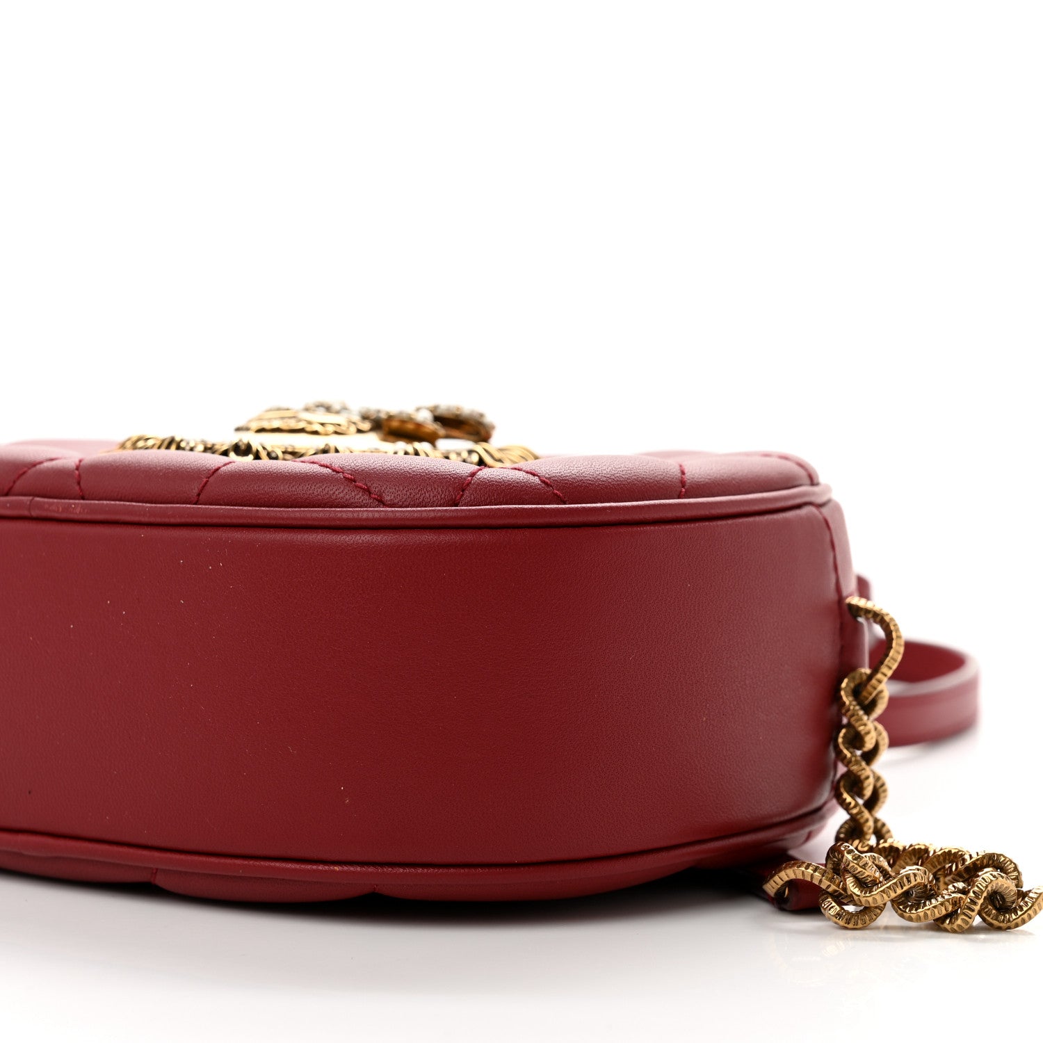Dolce & Gabbana Calfskin Devotion Crossbody Bag Red 7 of 7