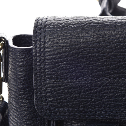 3.1 Phillip Lim 3.1 Textured Calfskin Mini Pashli Satchel Ink 10 of 10