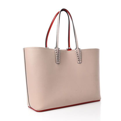 Christian Louboutin Calfskin Spikes East West Cabata Tote Ballerina 3 of 16