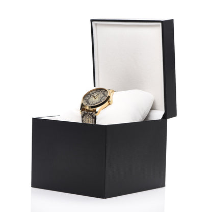 Gucci Stainless Steel Canvas 38mm G-Timeless GG Supreme Bee Quartz Watch Brown 5 of 5