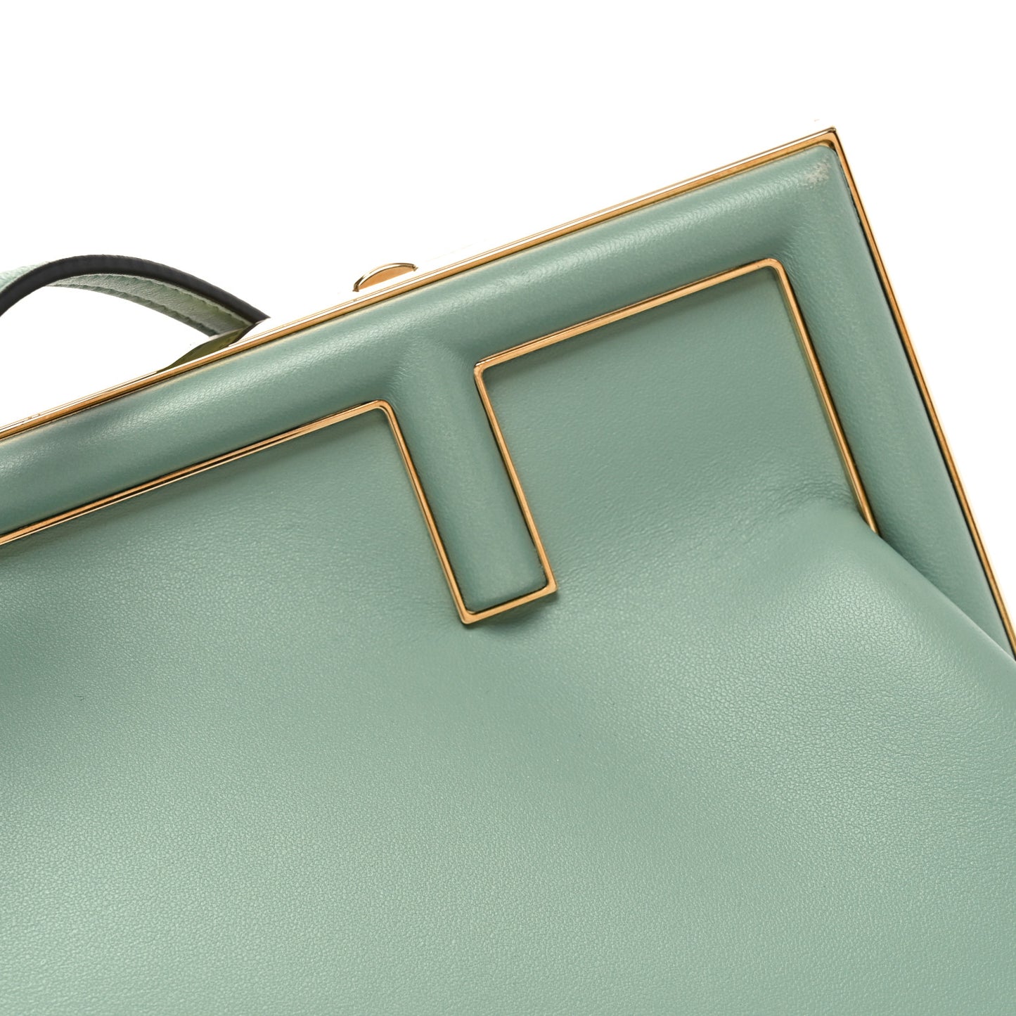 Shiny Nappa Small Fendi First Menta