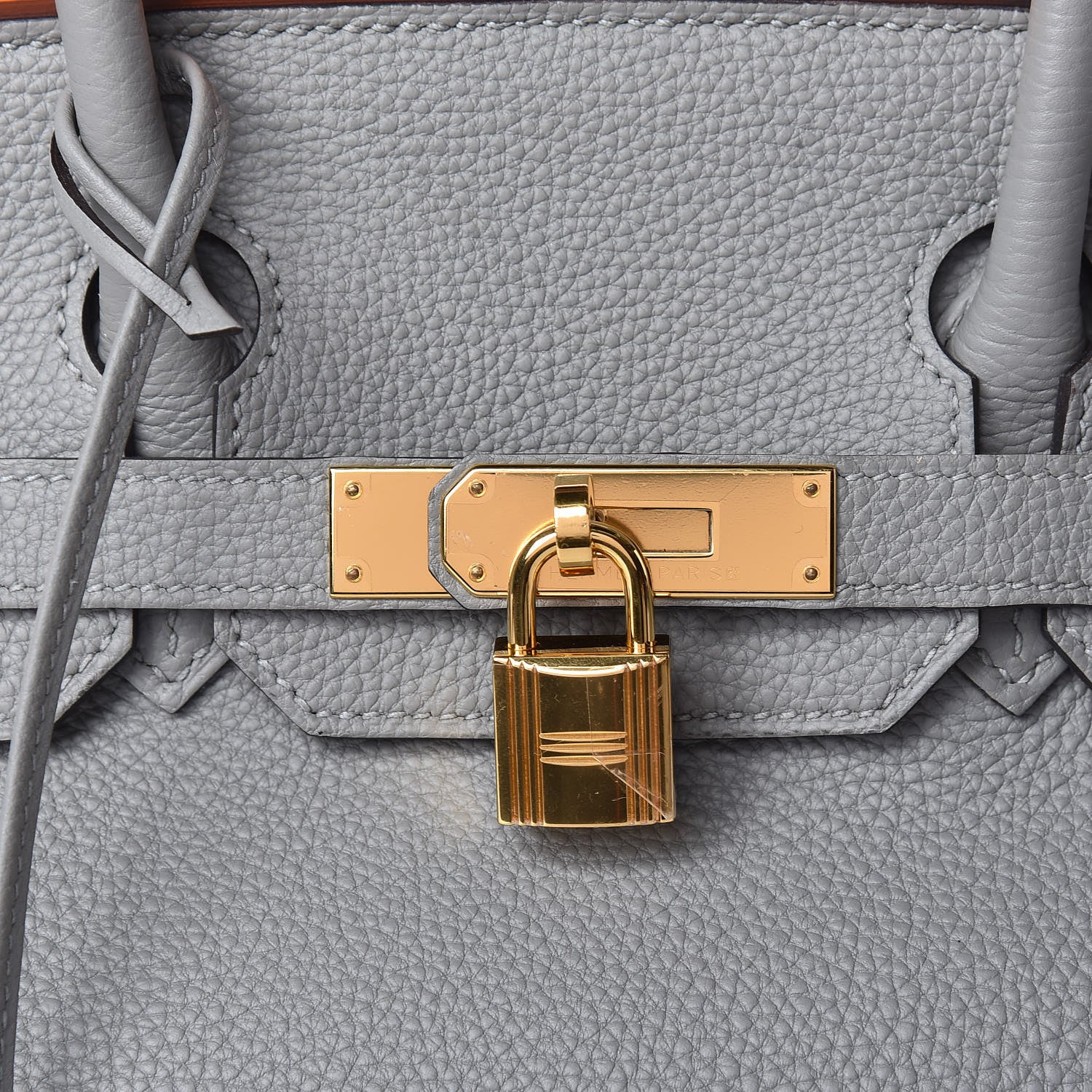 Hermes Togo Birkin 30 Gris Mouette 33 of 34