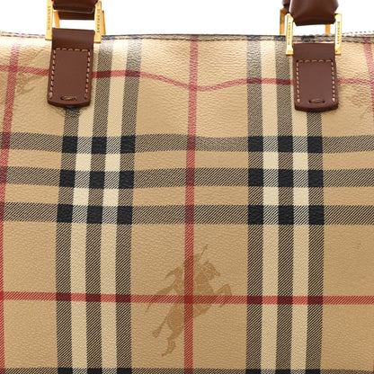 Burberry Haymarket Check Bowling Bag Brown 8 of 15