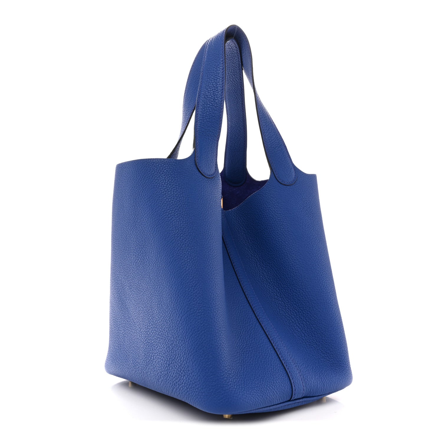 Hermes Taurillon Maurice Picotin Lock 22 MM Bleu Royal 3 of 10