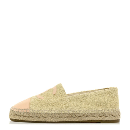 Chanel Fabric CC Espadrilles 40 Ecru Light Beige 1 of 8