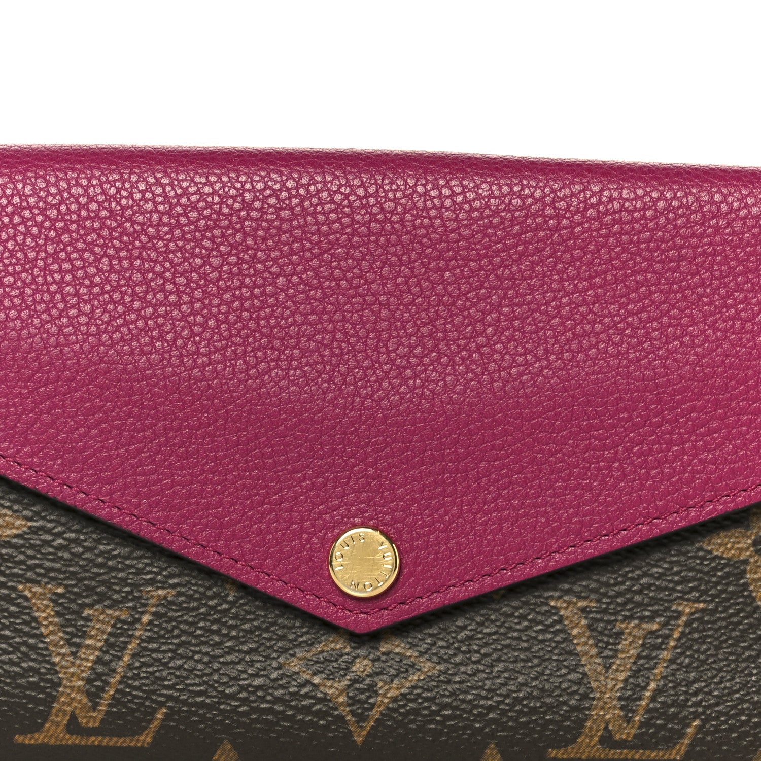 Louis Vuitton Monogram Pallas Compact Wallet Fushia 8 of 8