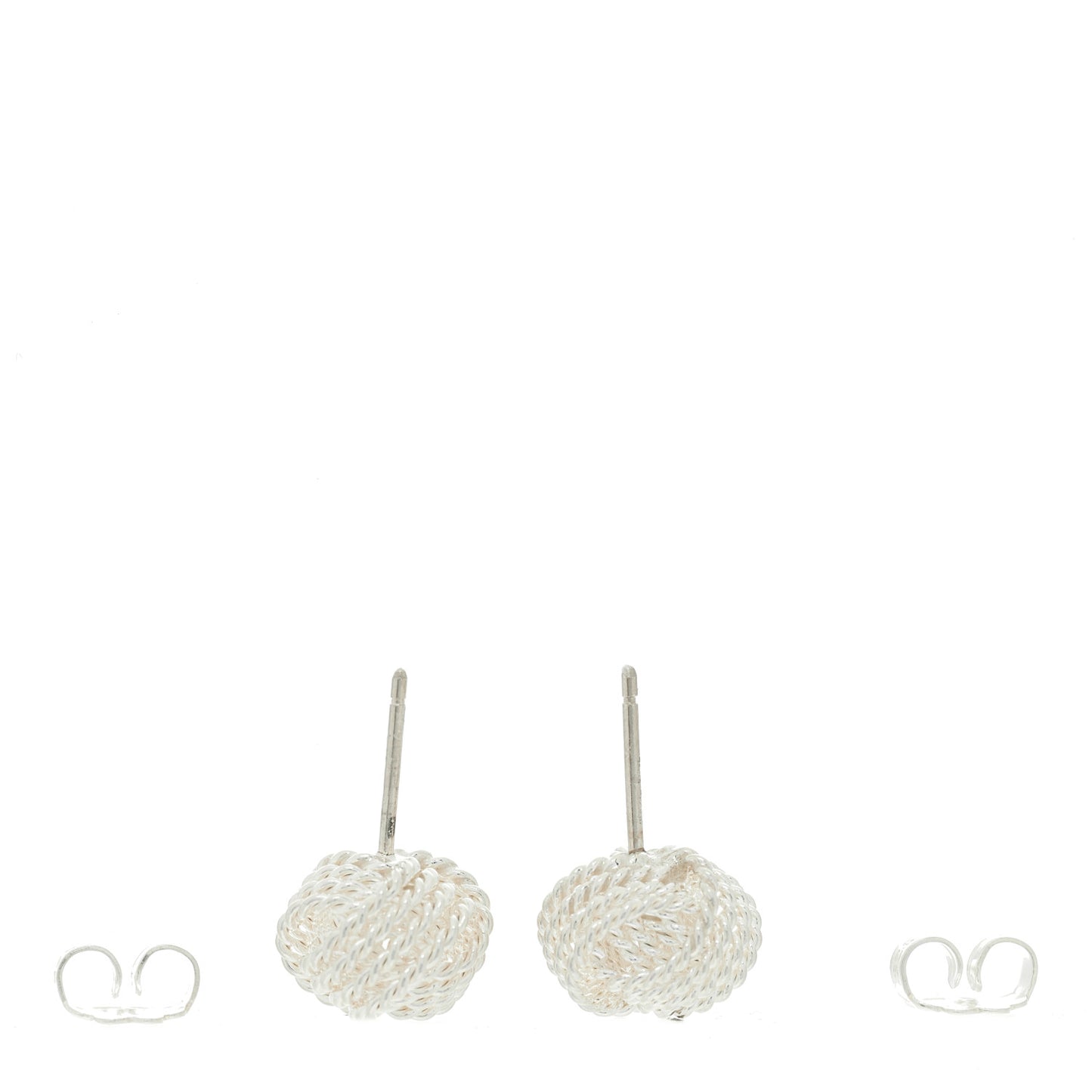Sterling Silver Twist Knot Earrings