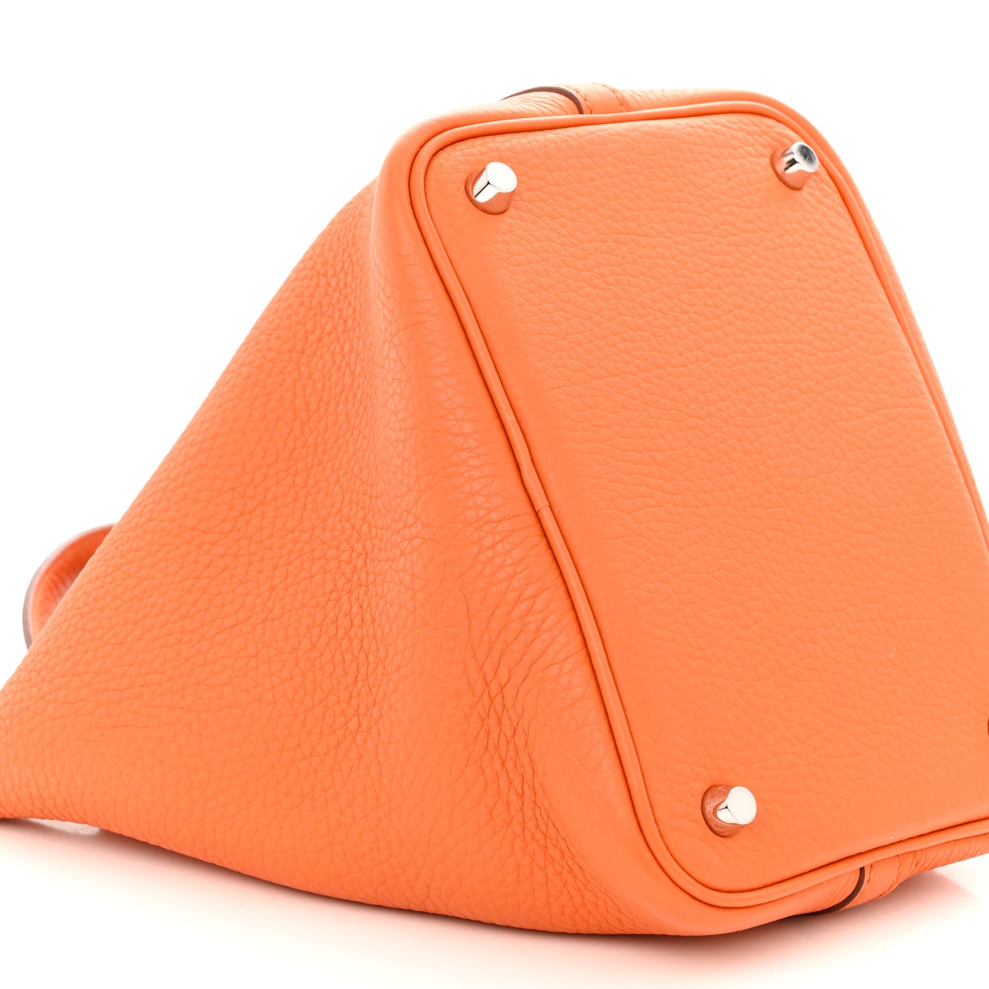 Taurillon Clemence Picotin Lock 18 PM Orange