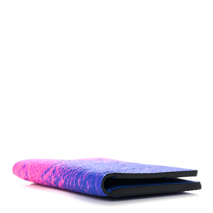 Louis Vuitton Taurillon Illusion Pocket Organizer Bleu Rose 4 of 7