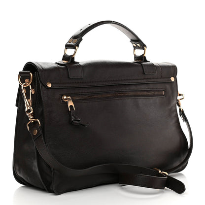 Proenza Schouler Lambskin Medium PS1 Satchel Dark Chocolate 3 of 9