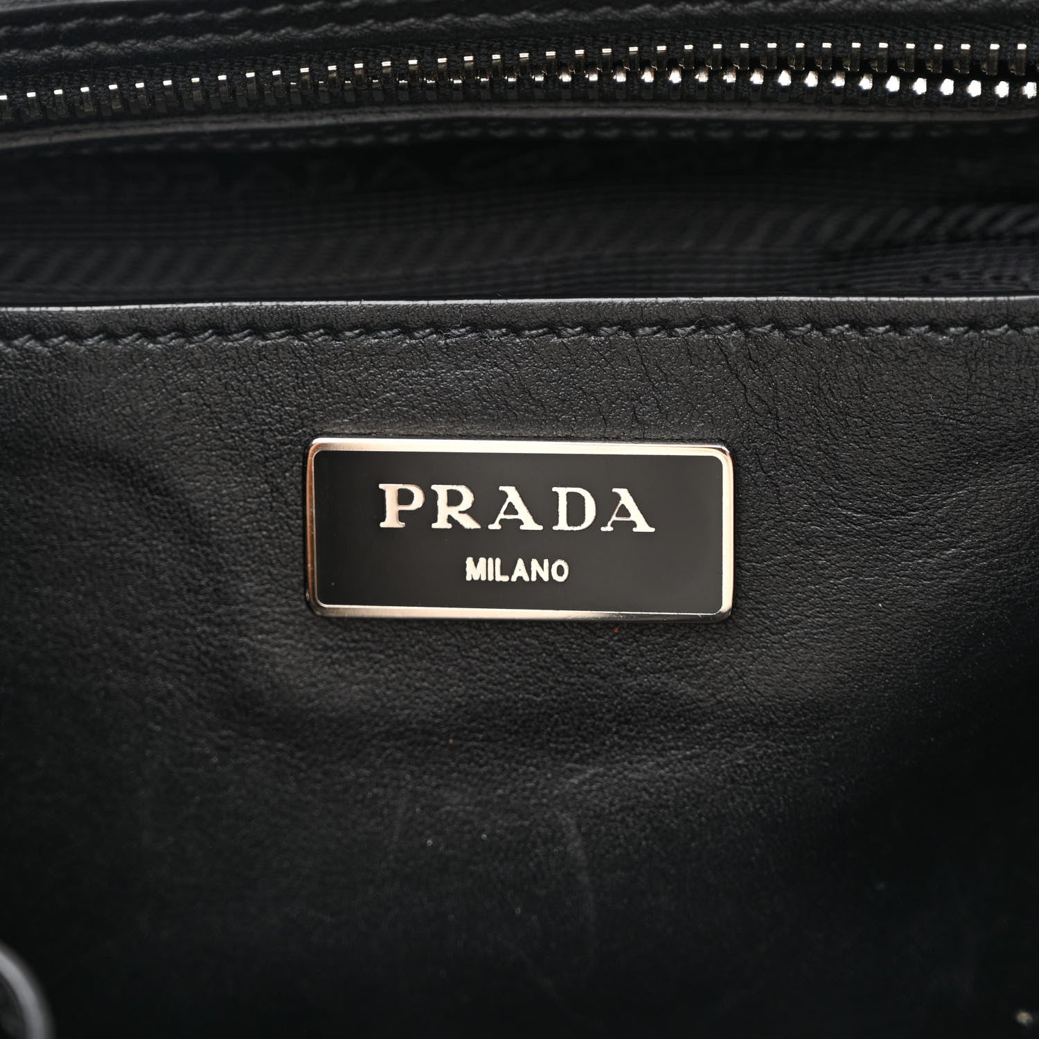Prada Calfskin Backpack Black 6 of 11
