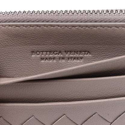 Bottega Veneta Calfskin Intrecciato Zip Card Holder Shadow 6 of 8