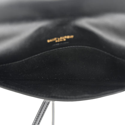 Saint Laurent Smooth Calfskin Monogram Phone Holder Crossbody Black 5 of 11