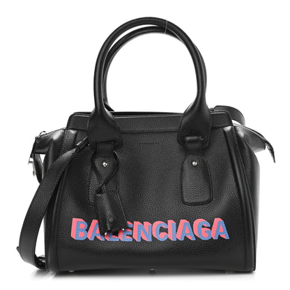 Balenciaga Grained Calfskin Monday Bowler S Black 1 of 11