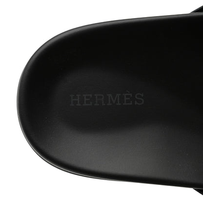 Hermes Nappa Extra Sandals 40 Black 8 of 9