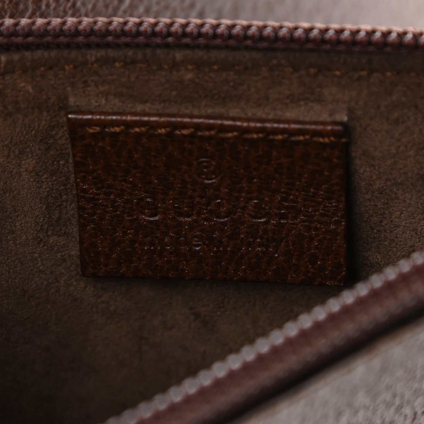 Pebbled Calfskin Bamboo Shoulder Bag Brown
