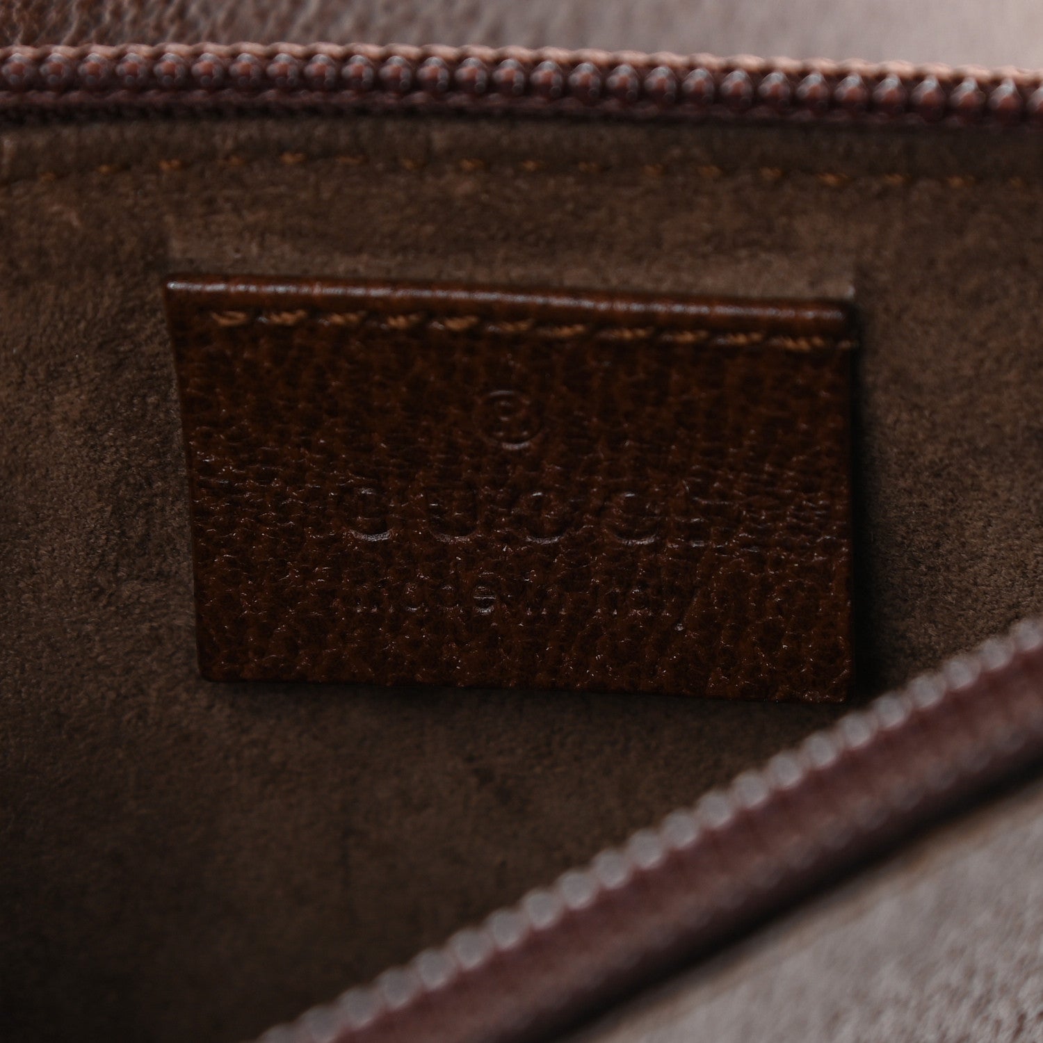 Gucci Pebbled Calfskin Bamboo Shoulder Bag Brown 6 of 10