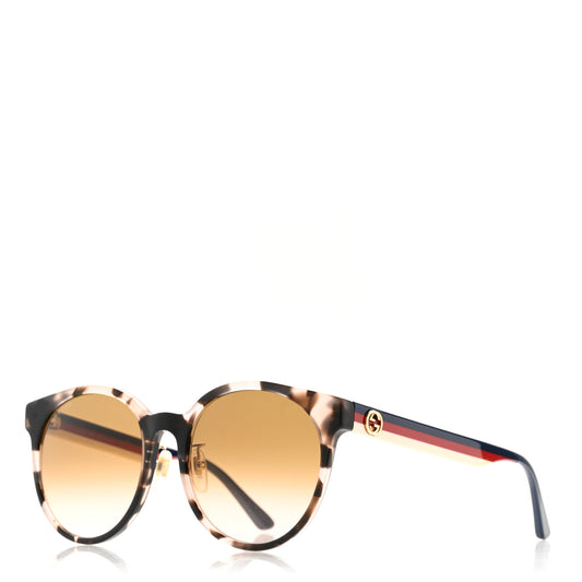 Acetate Round Eye GG Web Sunglasses GG0416SK Tortoise