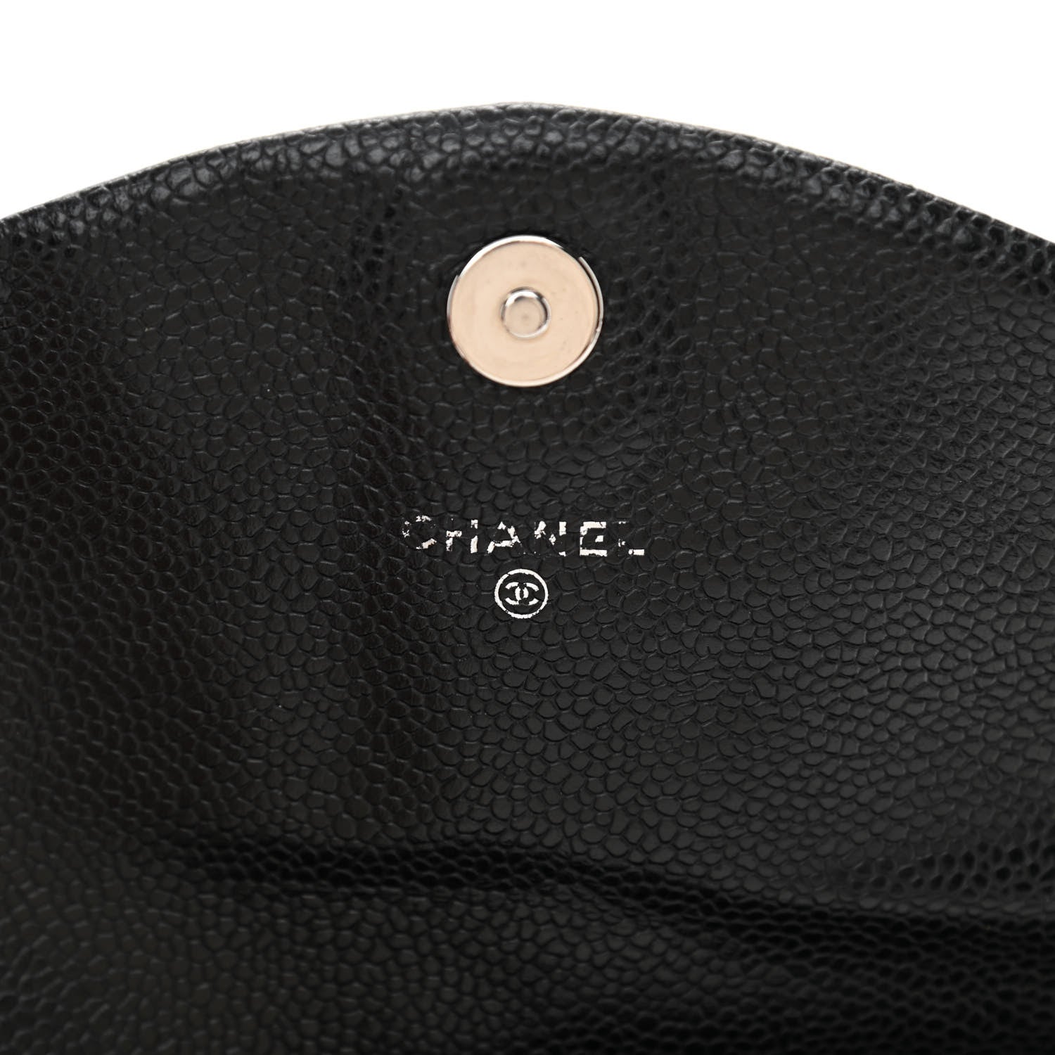 Chanel Caviar Half Moon Wallet On Chain WOC Black 6 of 9