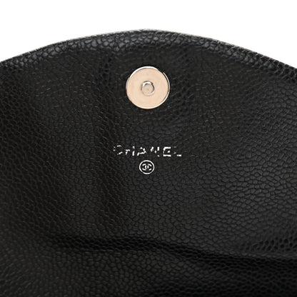 Chanel Caviar Half Moon Wallet On Chain WOC Black 6 of 9