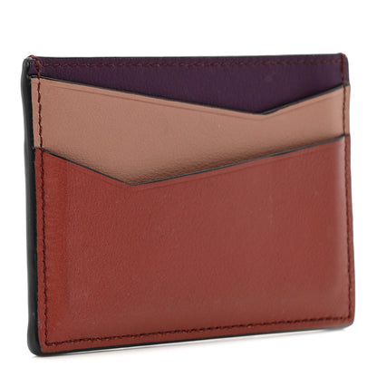 Loewe Calfskin Puzzle Colorblock Card Holder Multicolor 3 of 8