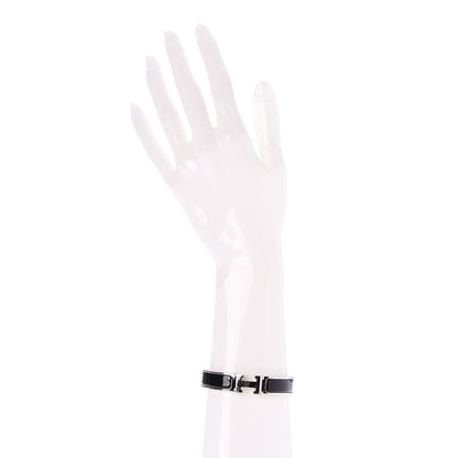 Hermes Enamel Narrow Clic Clac H Bracelet PM Black 2 of 5