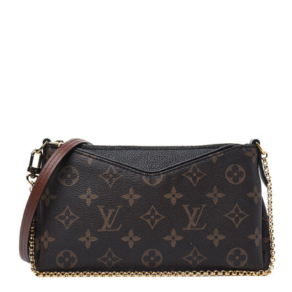 Louis Vuitton Monogram Pallas Clutch Black 1 of 4
