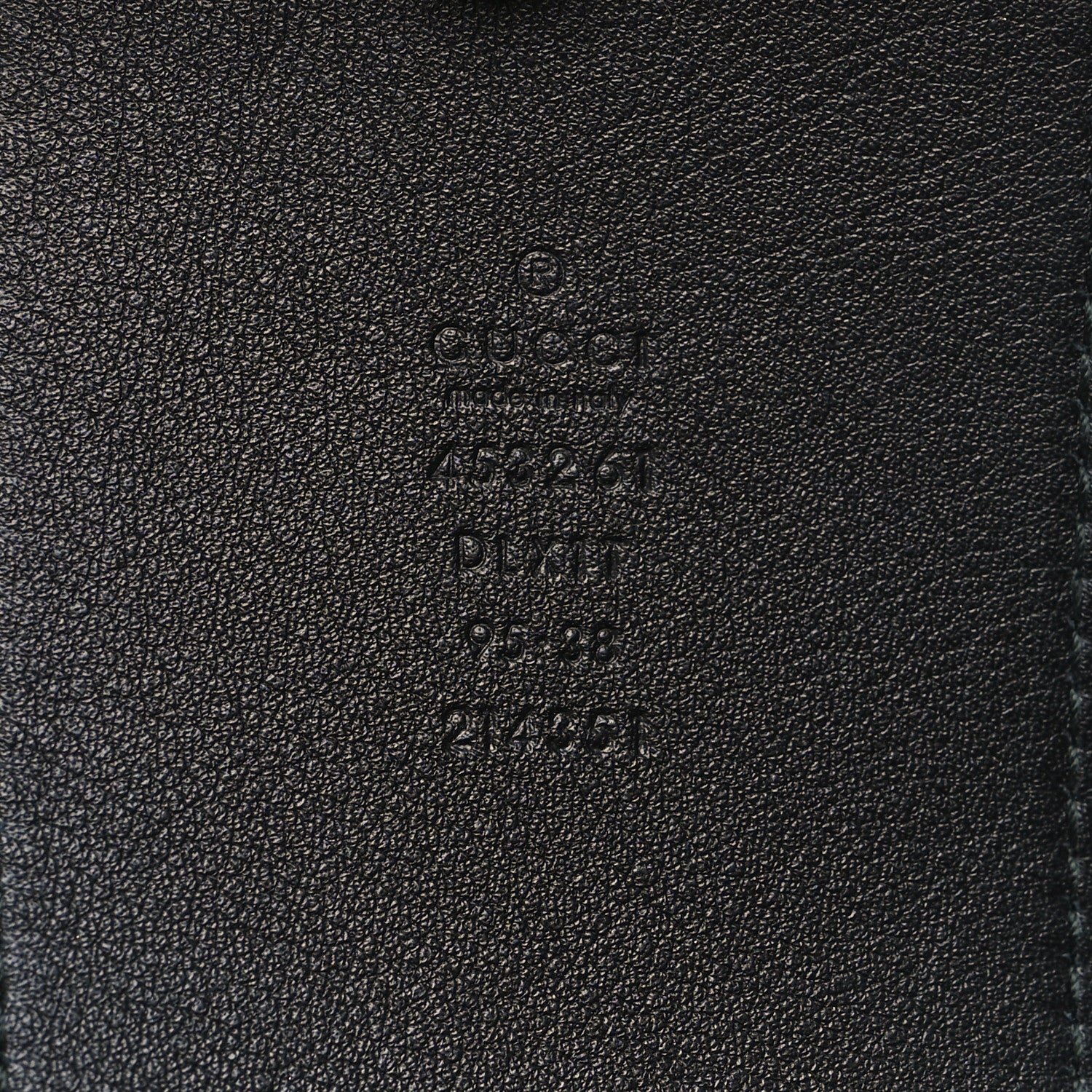 Gucci Moon Calfskin Pearl Double G 70mm Belt 95 38 Black Cream 5 of 6