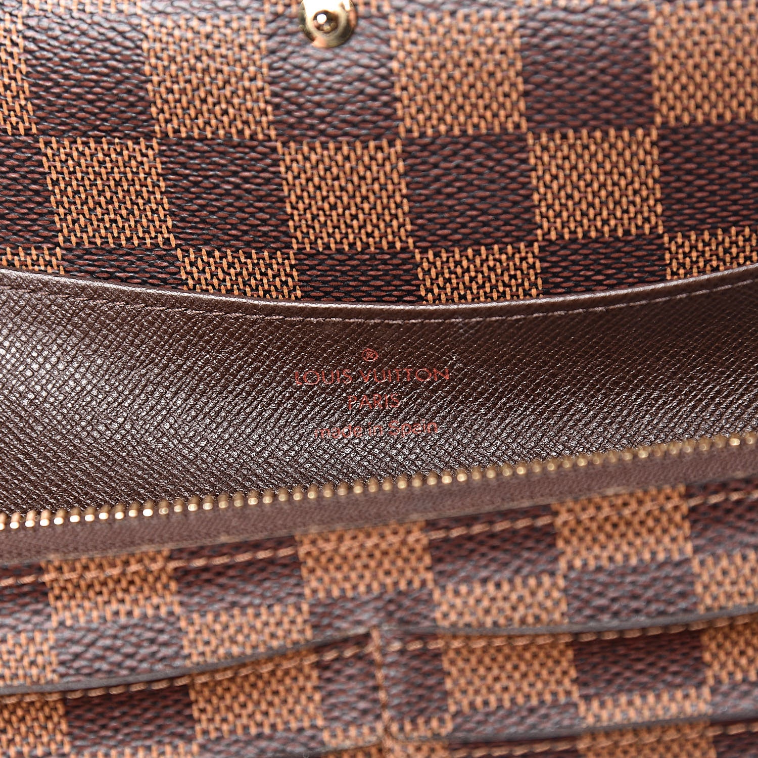 Louis Vuitton Damier Ebene Emilie Wallet 6 of 13