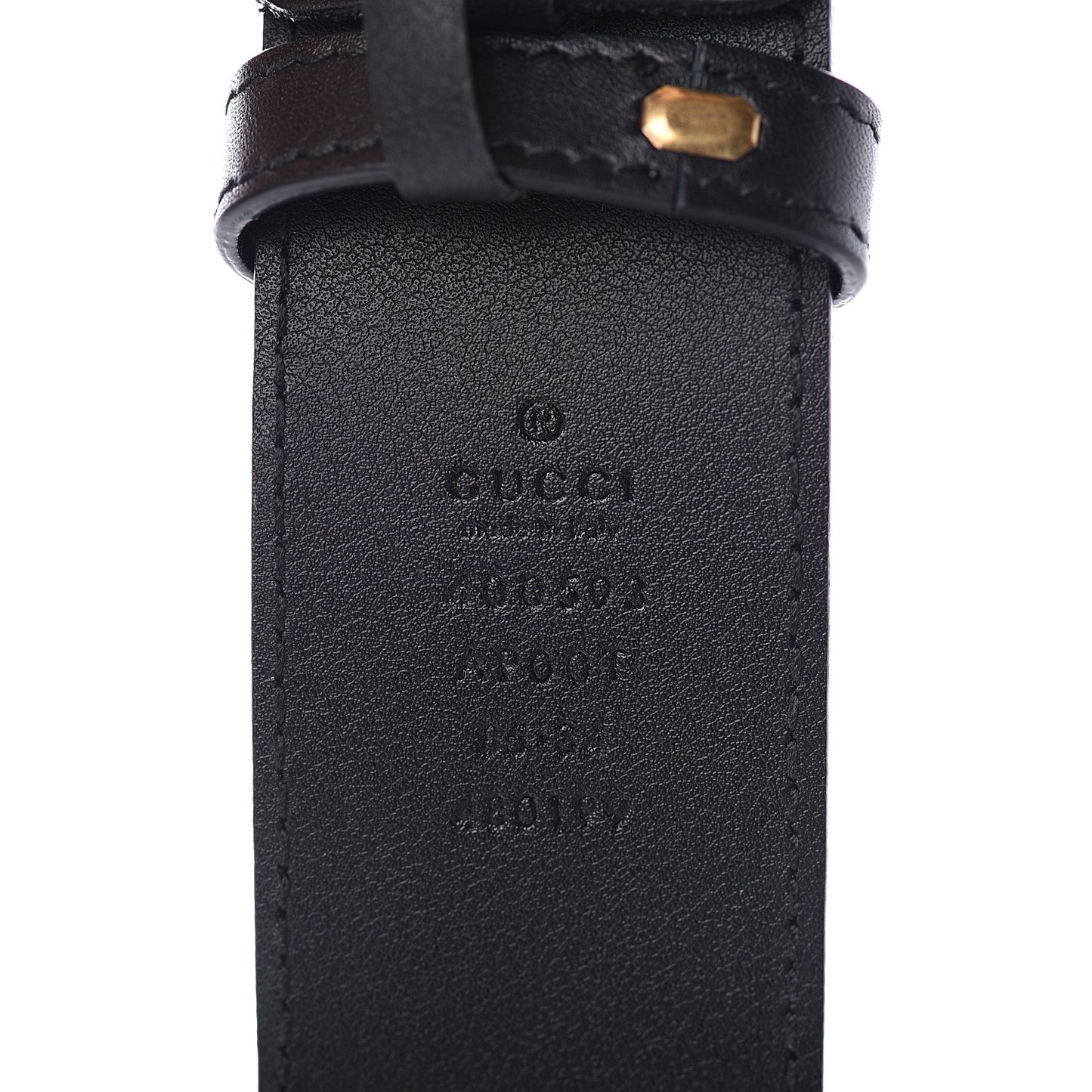 Calfskin Double G 40mm Belt 85 34 Black