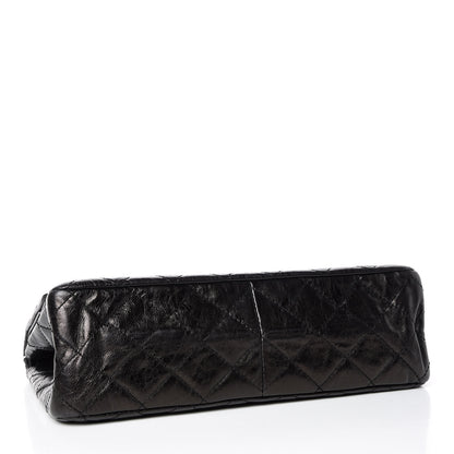 Chanel Glazed Aged Calfskin Quilted 2.55 Reissue 227 Flap Black 5 of 10