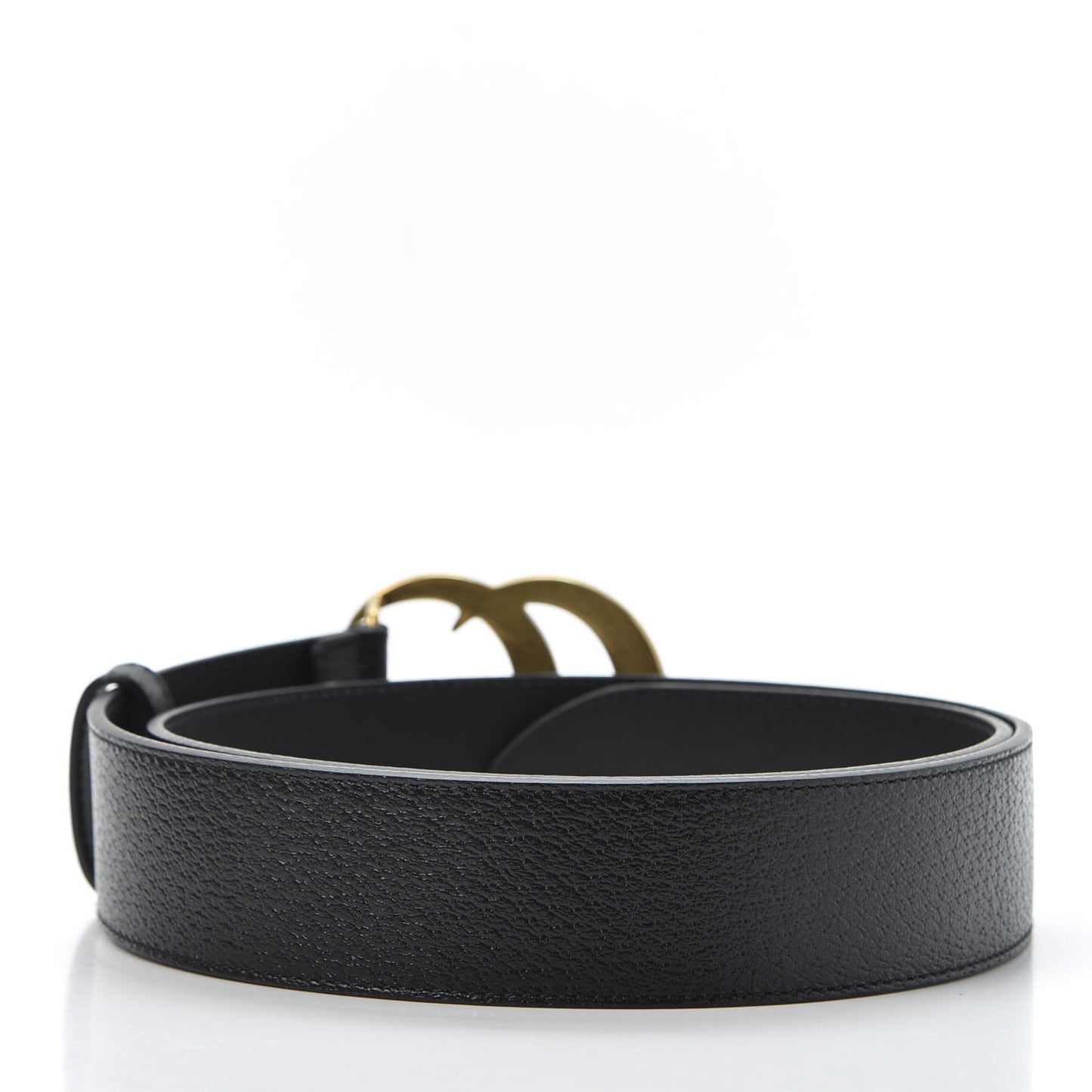 Textured Calfskin Double G 40mm Belt 90 36 Black