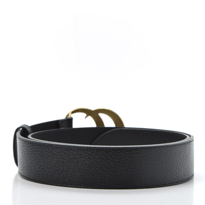Gucci Textured Calfskin Double G 40mm Belt 90 36 Black 2 of 4