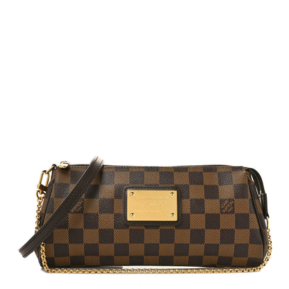 Louis Vuitton Damier Ebene Eva Clutch 1 of 10