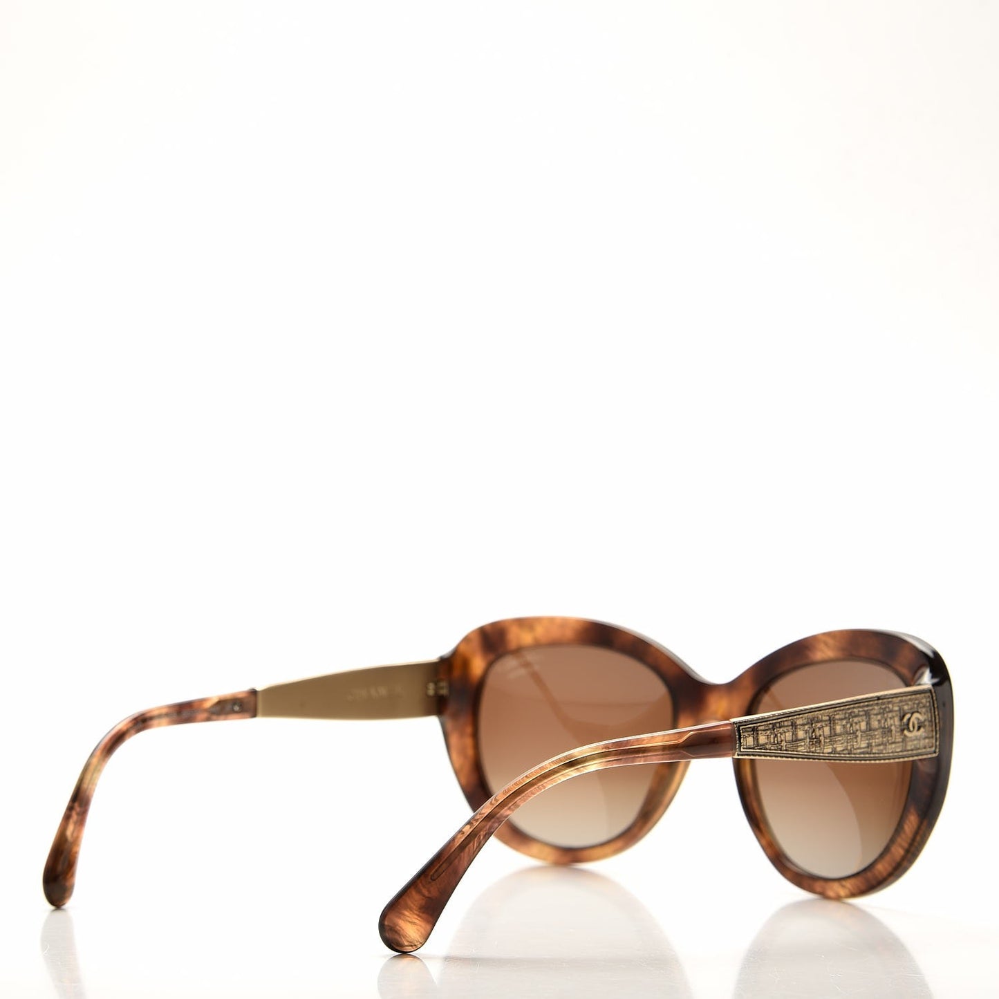 Butterfly Signature Polarized Sunglasses 5346 Light Brown