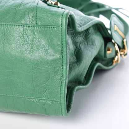 Balenciaga Agneau Classic Gold Hardware City Vert Emeraude 10 of 10