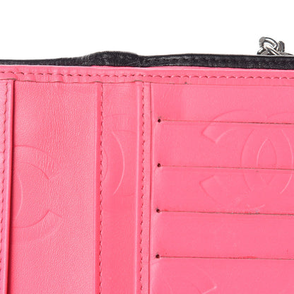 Chanel Calfskin Cambon Zipped Pocket Wallet Black 8 of 14