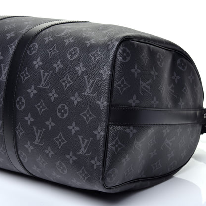 Louis Vuitton Monogram Eclipse Keepall Bandouliere 45 7 of 11