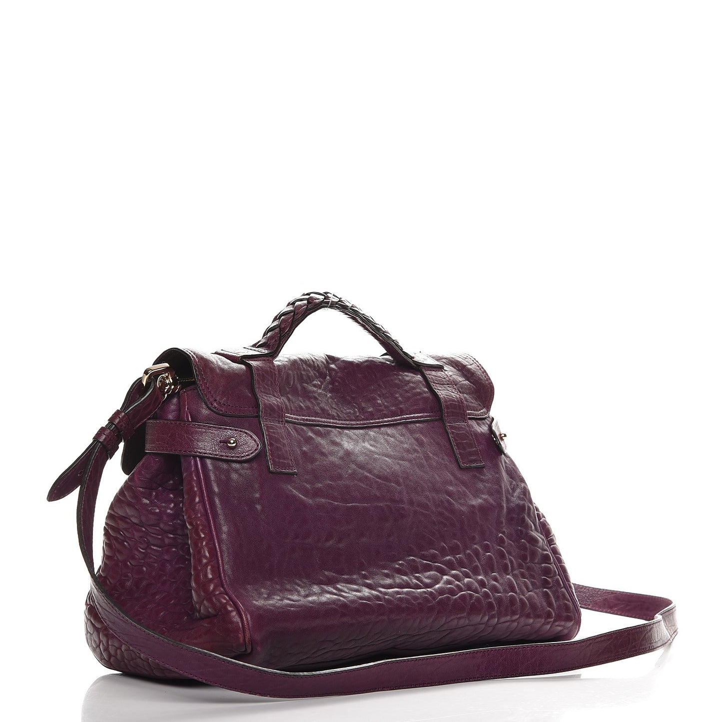 Large Grain Nappa Medium Alexa Eggplant
