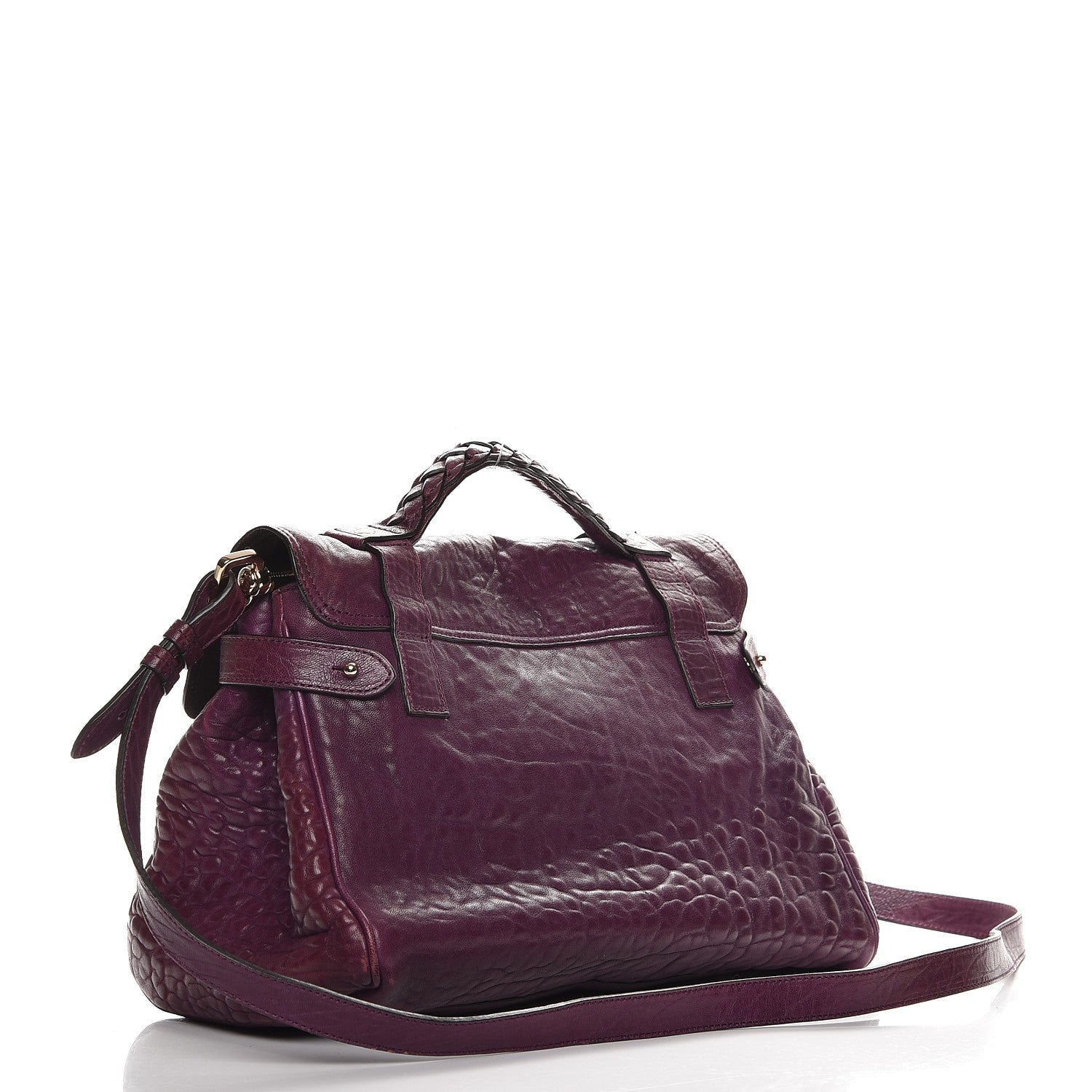 Mulberry Large Grain Nappa Medium Alexa Eggplant 4 of 12