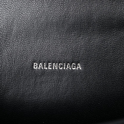 Balenciaga Grained Calfskin Hourglass Top Handle Bag XS Black 6 of 11