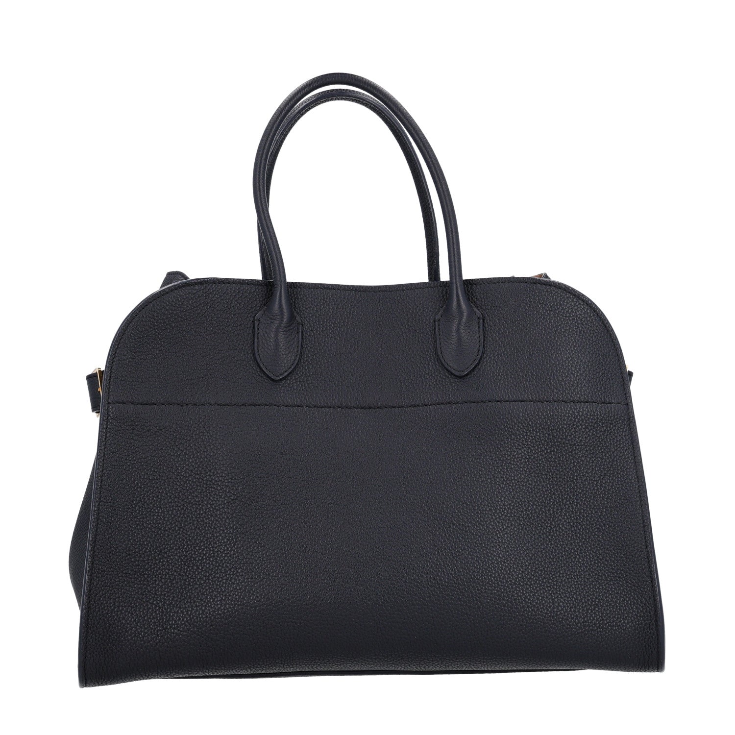 The Row Matte Grained Calfskin Soft Margaux 15 Dark Navy 1 of 9