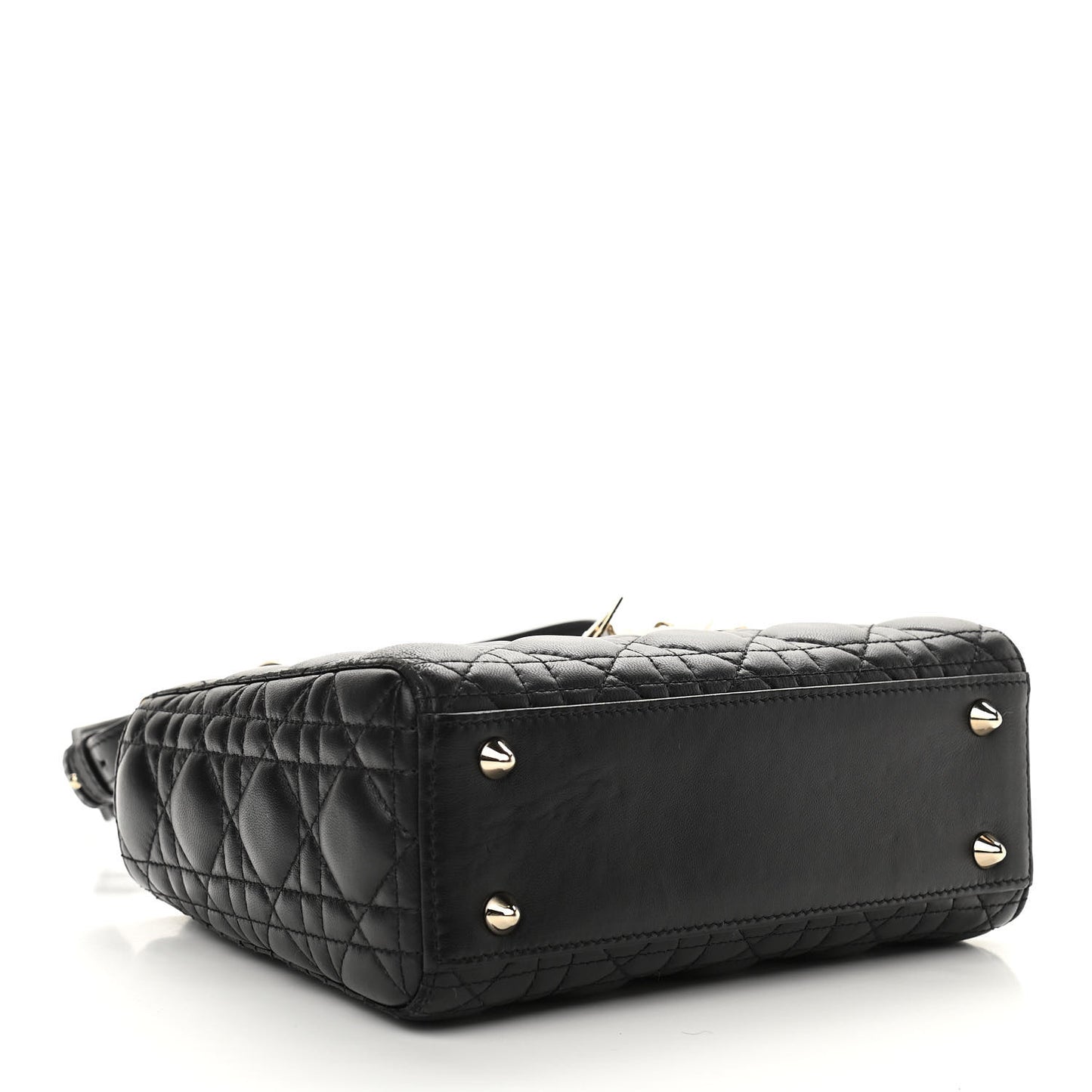 Lambskin Cannage Small My ABCDior Lady Dior Black