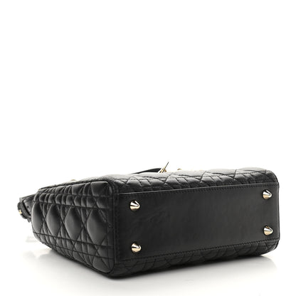 Christian Dior Lambskin Cannage Small My ABCDior Lady Dior Black 4 of 11