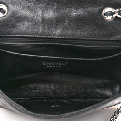 Chanel Caviar Quilted Jumbo Single Flap Black 5 of 11
