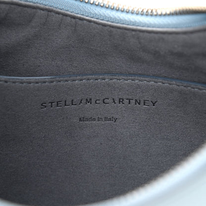 Stella McCartney Eco Alter Nappa Perforated Logo Small Hobo Blue 5 of 8