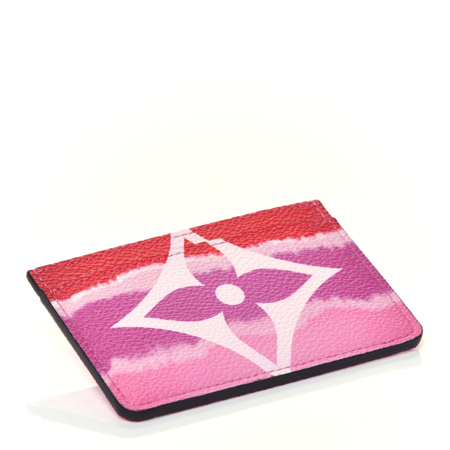 Monogram Escale Card Holder Rouge