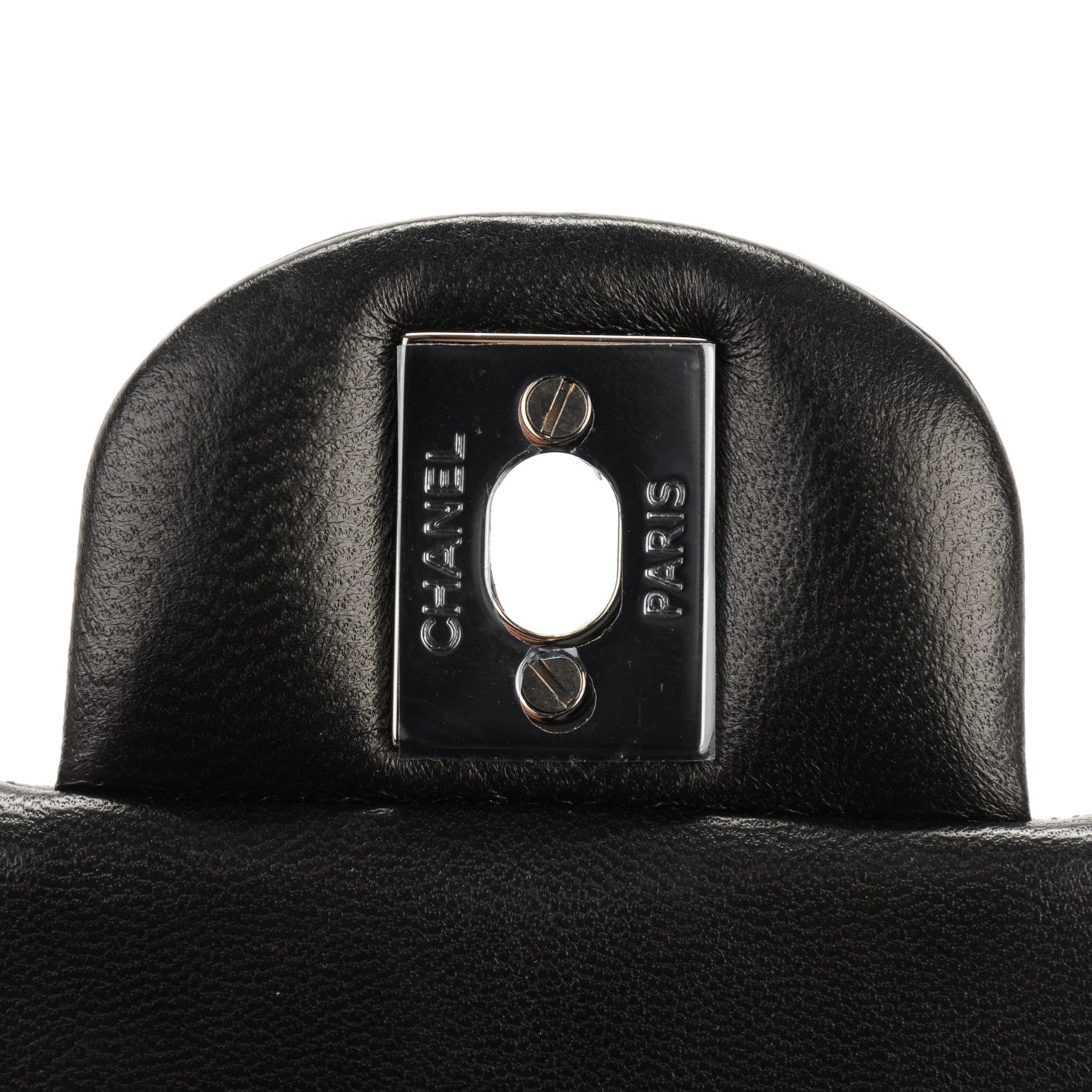 Chanel Lambskin Quilted Mini Square Flap Black 6 of 8