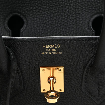 Hermes Togo Birkin 25 Black 6 of 11